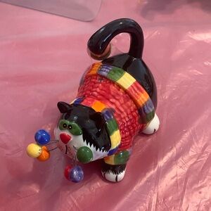 Super cute playful kitty with ornament